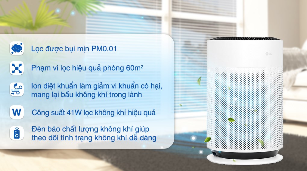 Mẹo dùng máy lọc không khí hiệu quả tại nhà