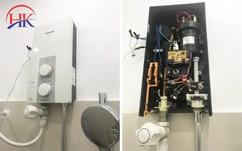 Vệ sinh máy nước nóng tại Scenia Bay-Nâng cao (tháo máy xuống)