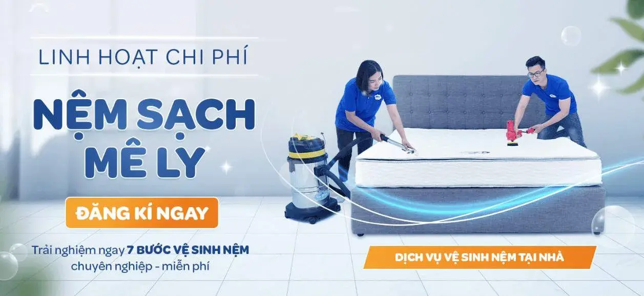 Giặt khô nệm bằng máy giặt khô, sây khô