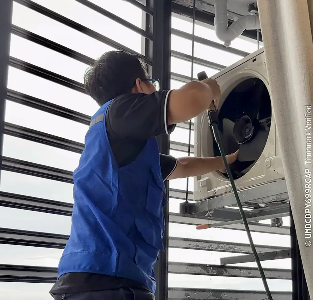 Tháo dàn nóng điều hòa