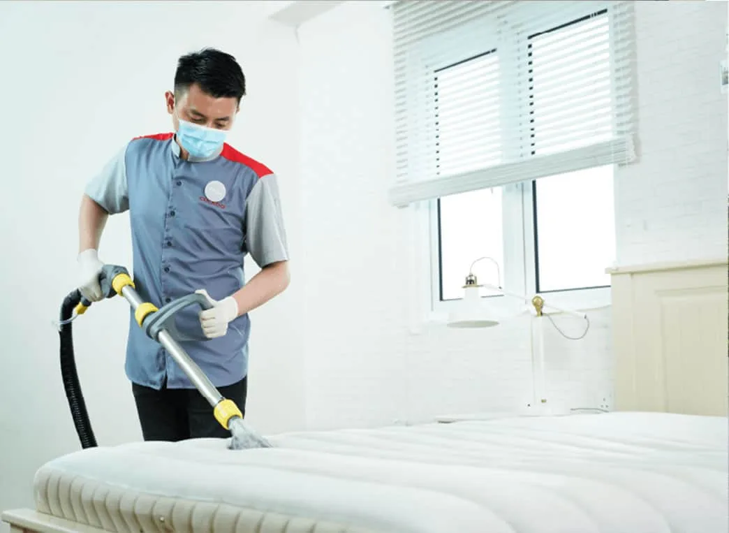 Giặt khô nệm bằng máy giặt khô, sây khô