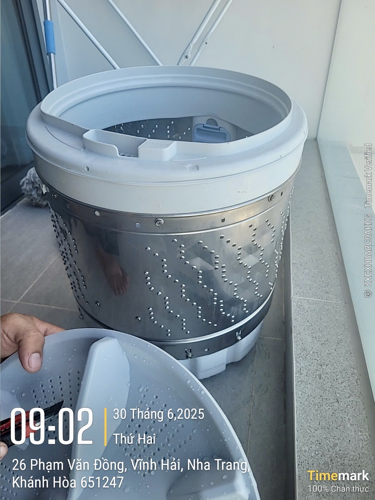 Vệ sinh máy giặt lồng đứng-dưới 8 Kg