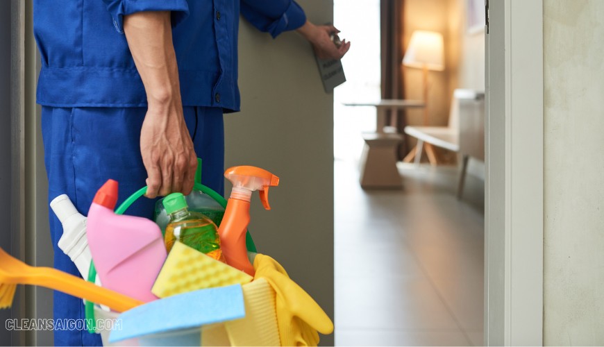 Vệ sinh toàn bộ căn hộ 1 Phòng ngủ 40m2