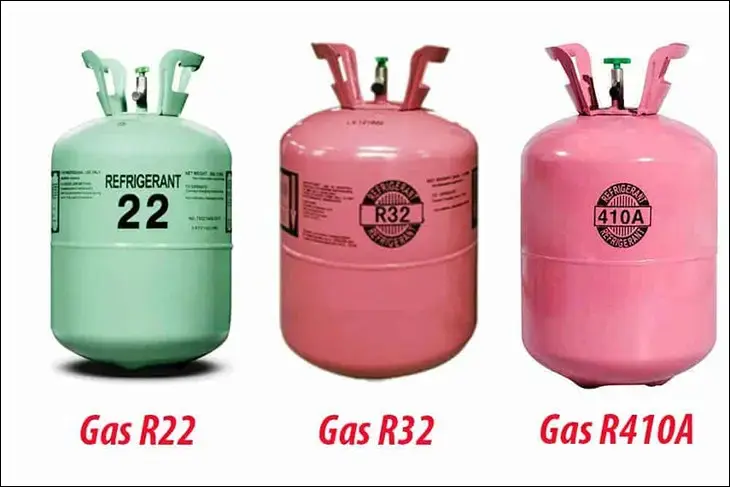 Nạp gas bổ sung, gas R22, R32