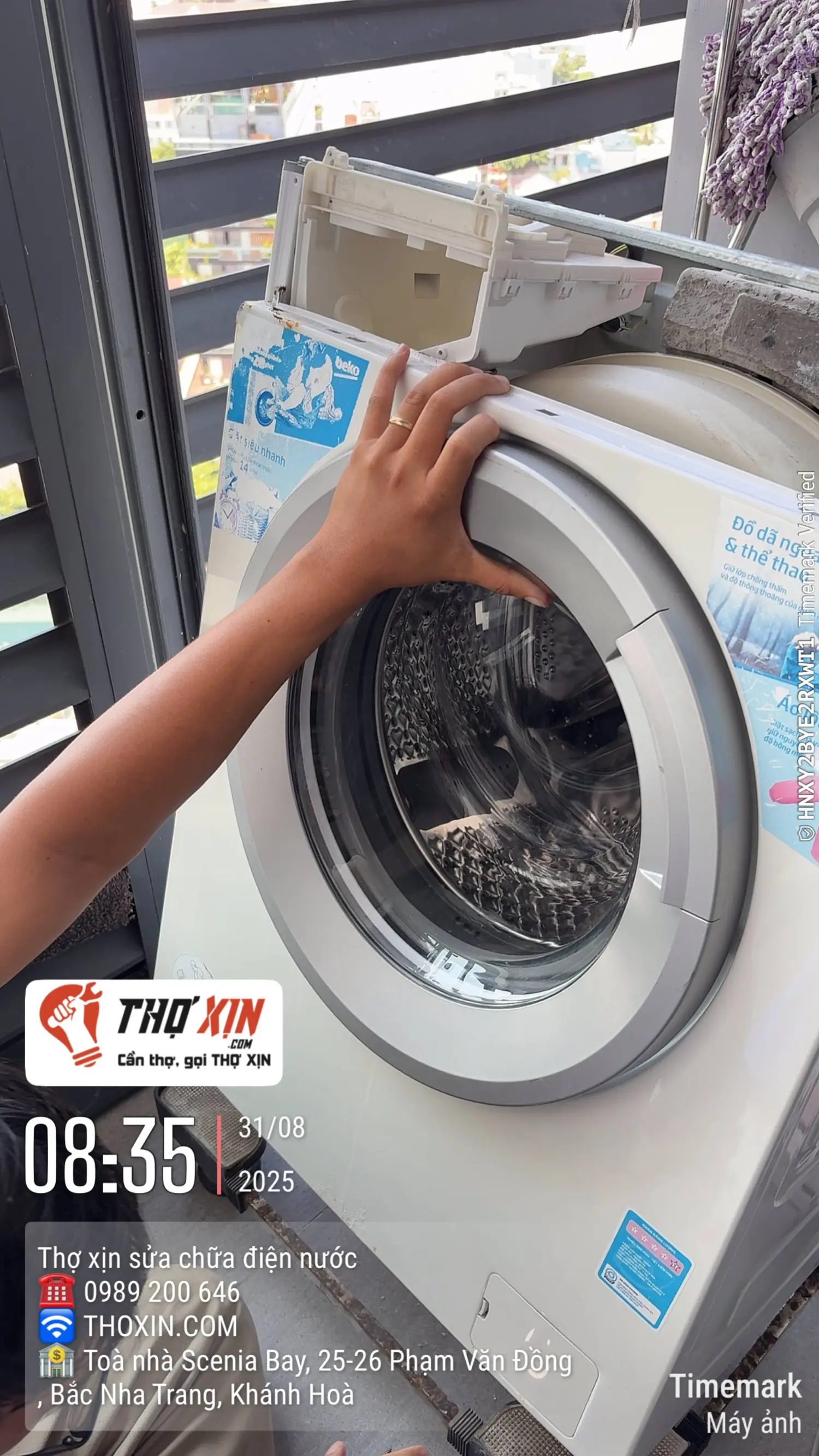 Lắp đặt máy giặt